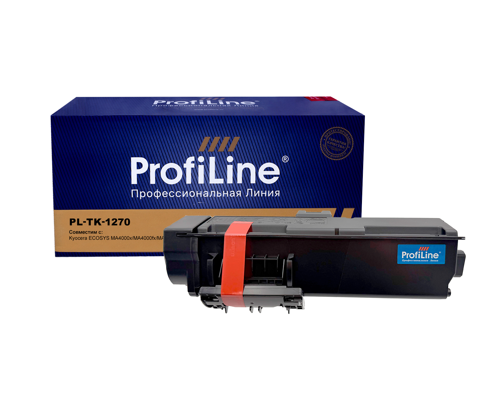 Тонер-картридж PL-TK-1270 для принтеров Kyocera ECOSYS MA4000x/MA4000fx/MA4000wifx 10000 копий ProfiLine